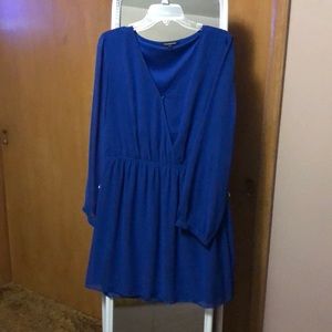 Express dress in blue